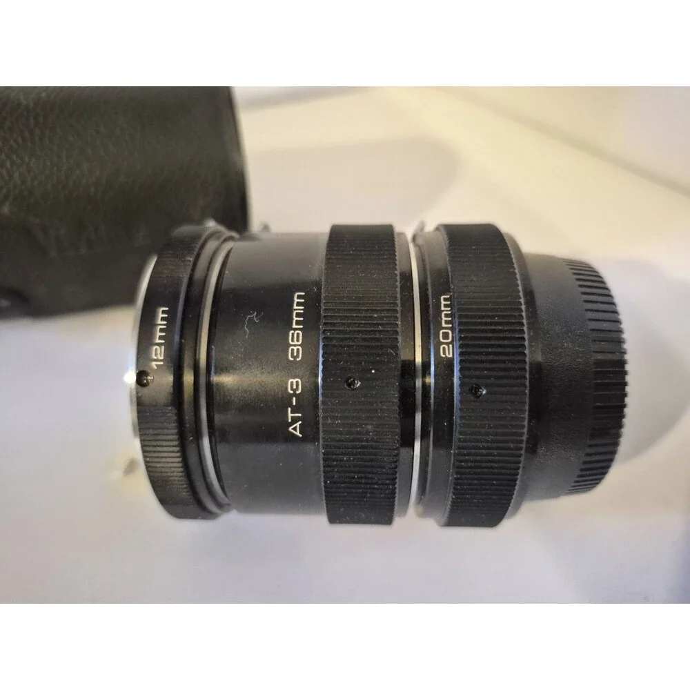 VIVITAR Extension Tube Set AT-3 36mm, 20mm, 12mm for NIKON F mount ( non AI )